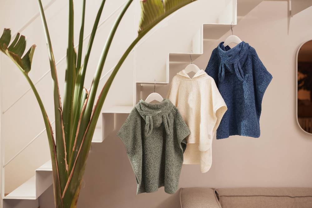 ﻿Jollein Badeponcho Ash Green Super Rabatt