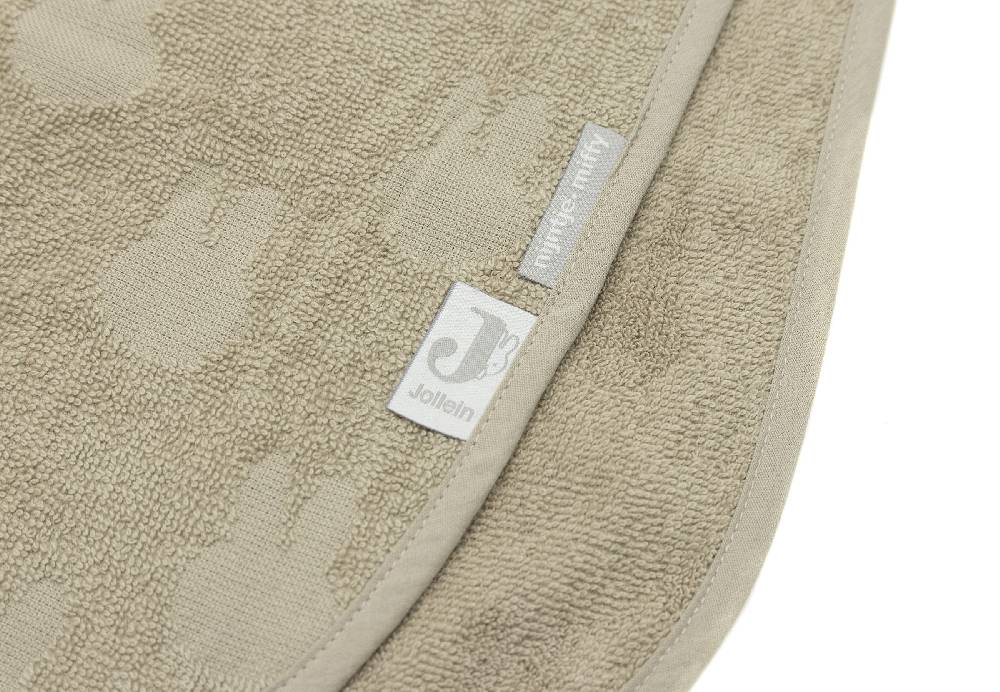 Jollein Badeponcho Frottee Miffy Jacquard Olive Green Fabrikladen