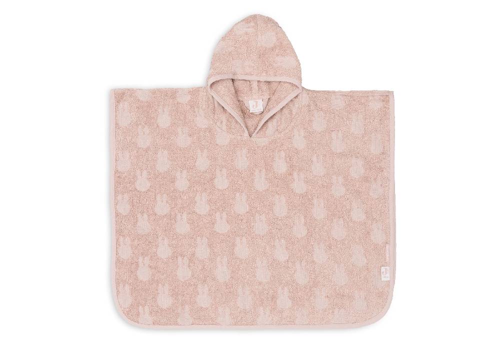 Jollein Badeponcho Frottee Miffy Jacquard Wild Rose