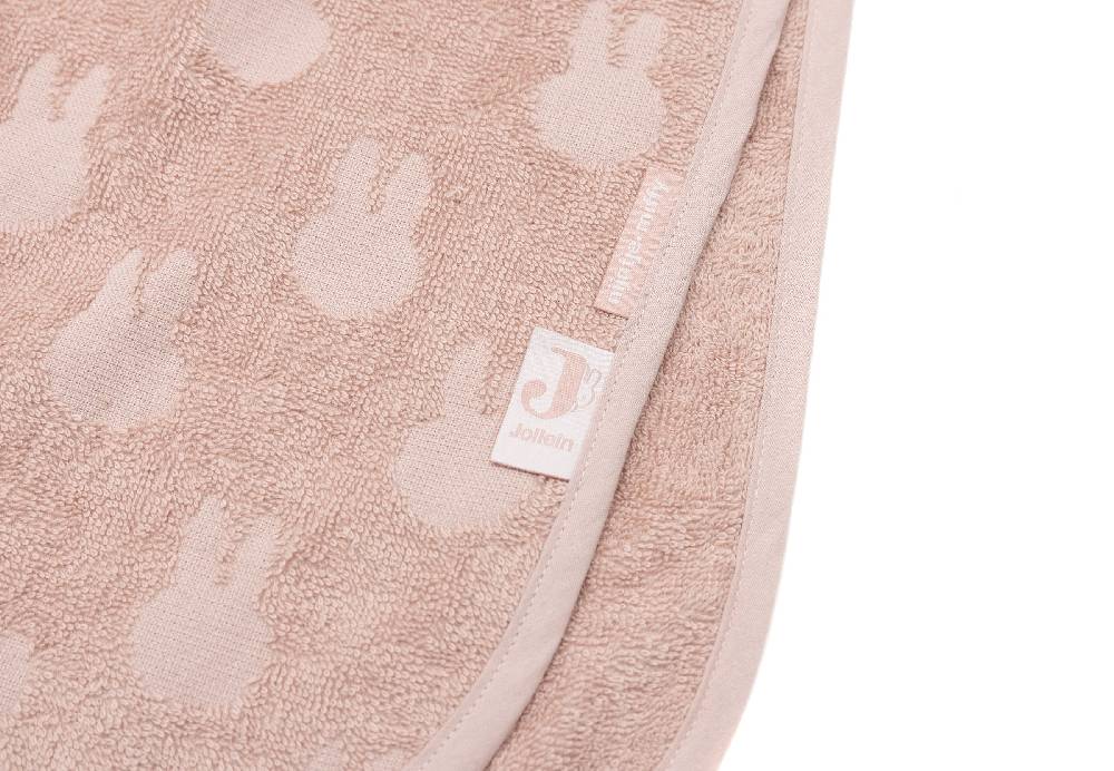 Jollein Badeponcho Frottee Miffy Jacquard Wild Rose Begrenzt auf 3 Tage