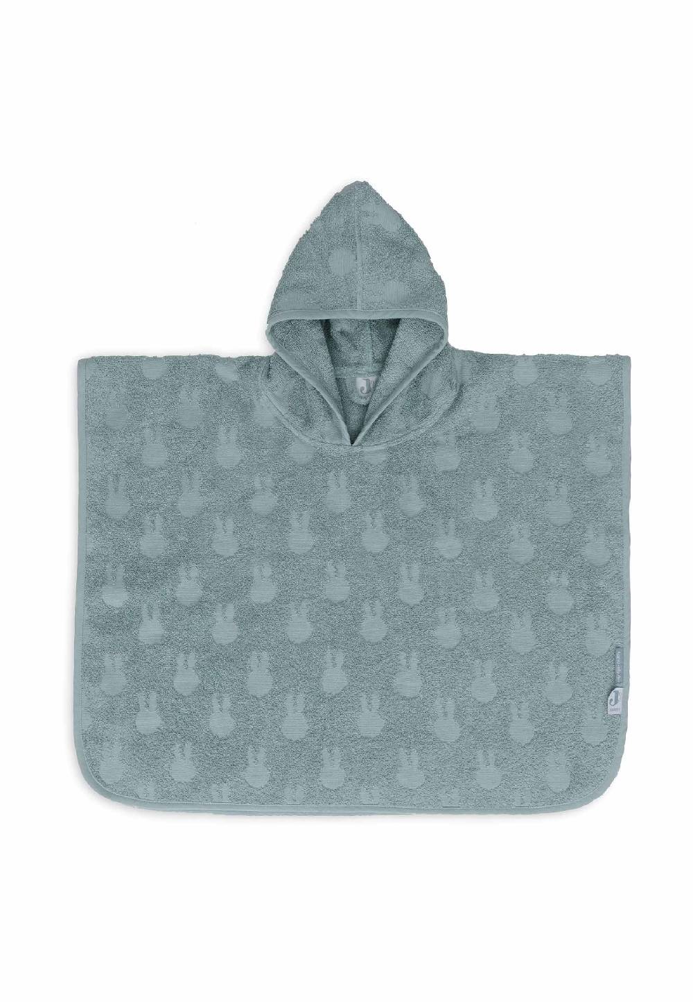 Jollein Badeponcho Frottee Miffy Jacquard - Sea Green