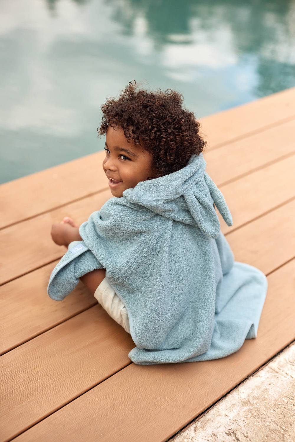 Jollein Badeponcho Frottee - Sea Green zollfrei