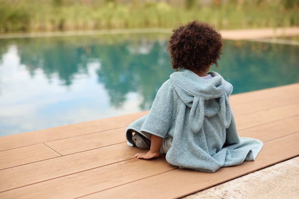 Jollein Badeponcho Frottee - Sea Green zollfrei