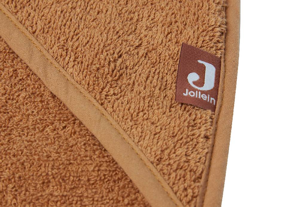 Jollein Kapuzenhandtuch Frottee 75x75cm Caramel Verkauf
