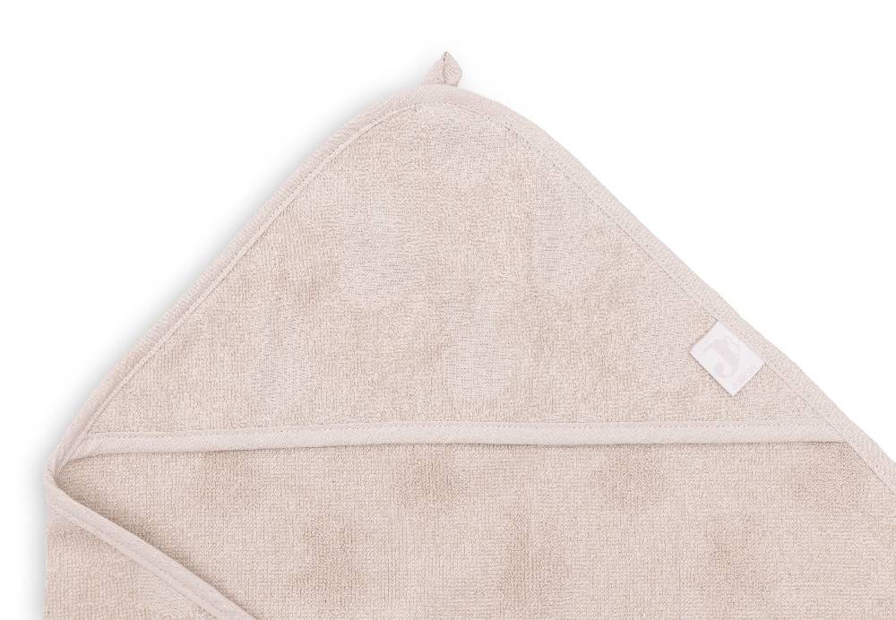 Jollein Kapuzenhandtuch Frottee 75x75cm Miffy Jacquard Nougat Schlussverkauf