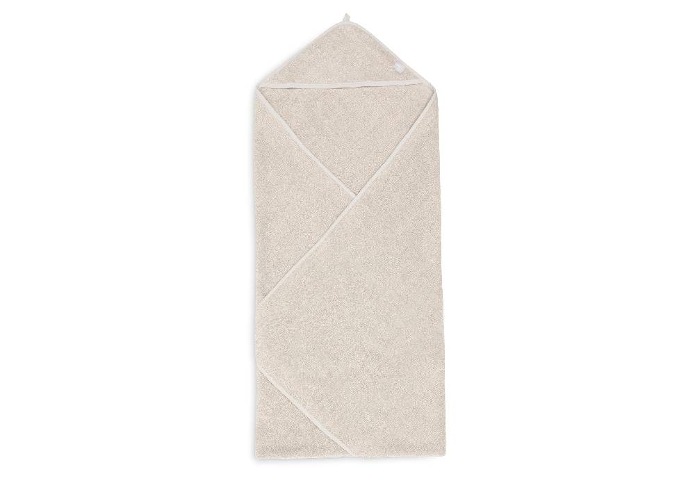 Jollein Kapuzenhandtuch Frottee 100x100cm Nougat Fabrikverkauf