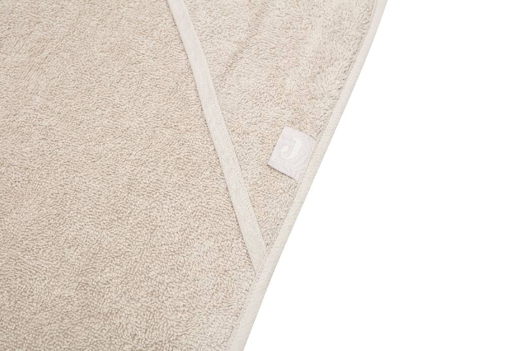 Jollein Kapuzenhandtuch Frottee 100x100cm Nougat Fabrikverkauf