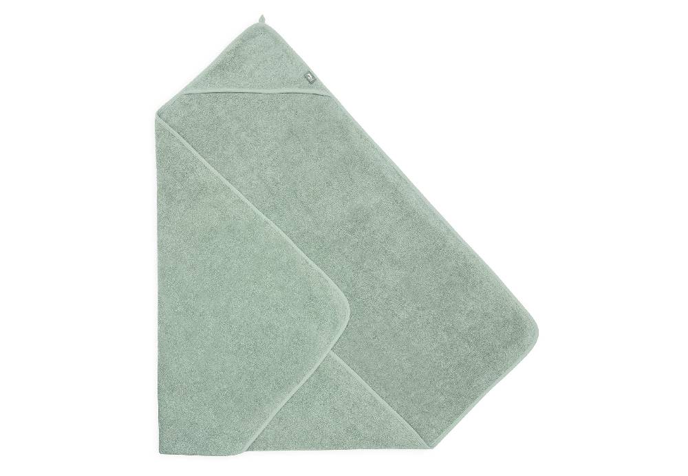 Jollein Kapuzenhandtuch Frottee 100x100cm Ash Green Meist gekauft