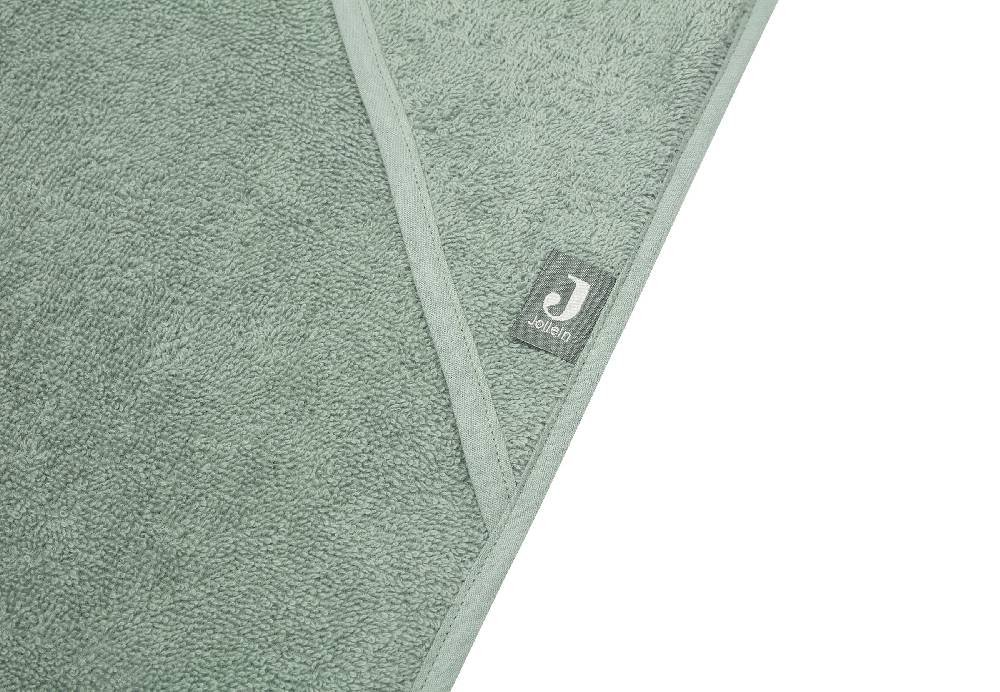 Jollein Kapuzenhandtuch Frottee 100x100cm Ash Green Meist gekauft