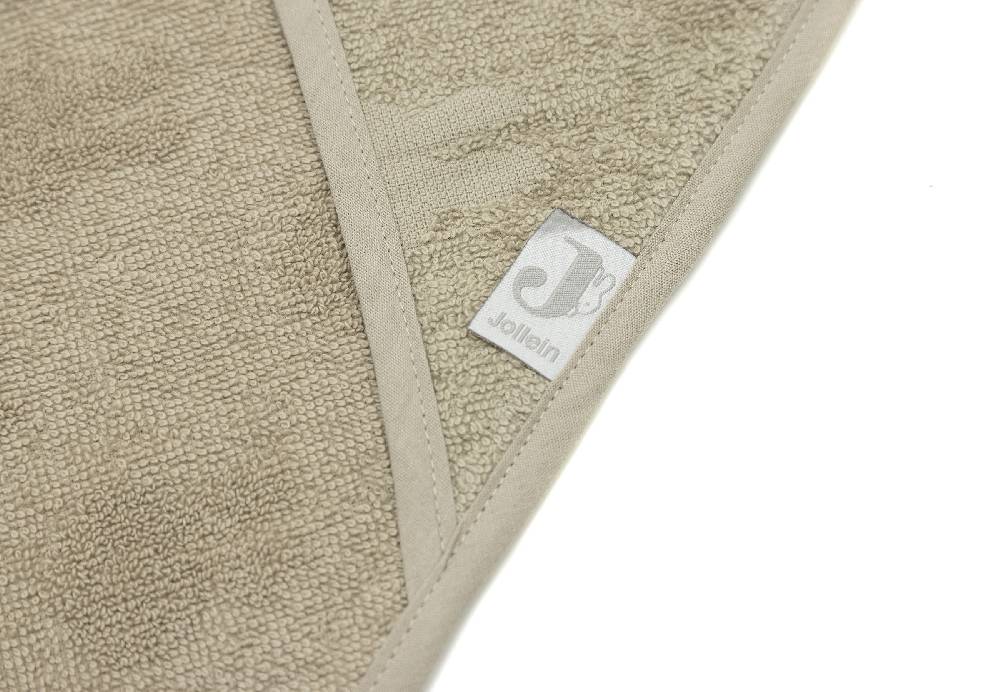 Jollein Kapuzenhandtuch Frottee 75x75cm Miffy Jacquard Olive Green Kostenloser Versand
