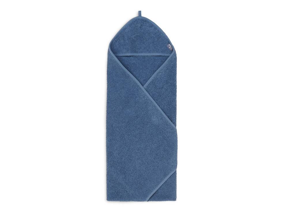 Jollein Kapuzenhandtuch Frottee 75x75cm Jeans Blue Limitierter Zeitrabatt
