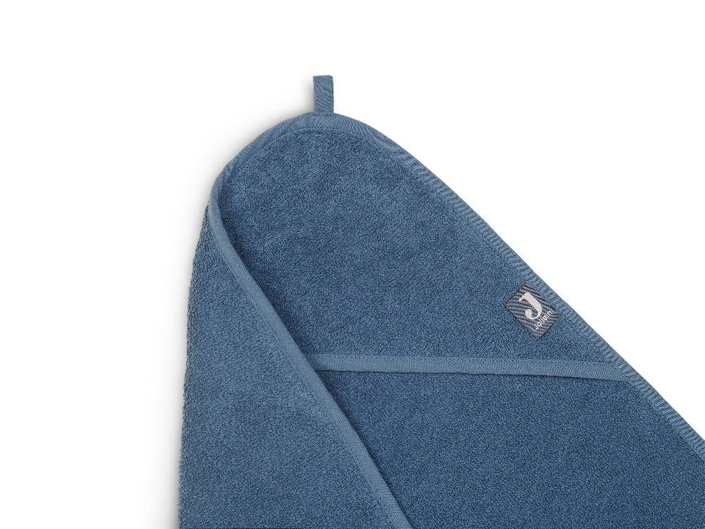 Jollein Kapuzenhandtuch Frottee 75x75cm Jeans Blue Limitierter Zeitrabatt