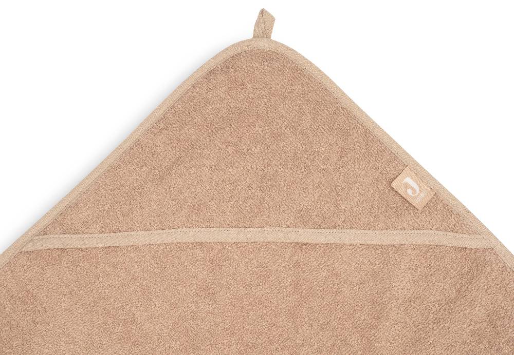 Jollein Kapuzenhandtuch Frottee 100x100cm Biscuit Sonderangebot