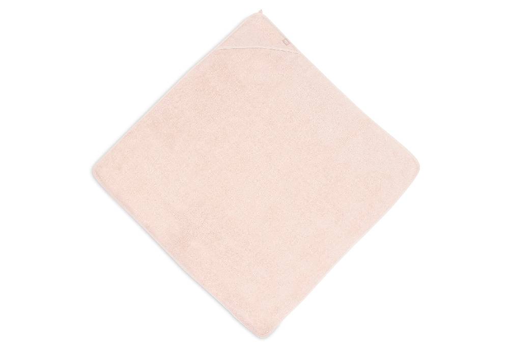 Jollein Kapuzenhandtuch Frottee 100x100cm Pale Pink