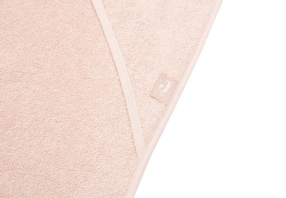 Jollein Kapuzenhandtuch Frottee 100x100cm Pale Pink Flash Sale