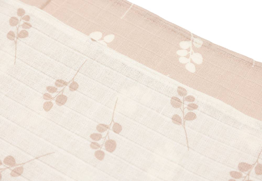 Jollein Spucktuch Hydrophill 70x70cm Twig Wild Rose (3pack) Muttertagsangebot