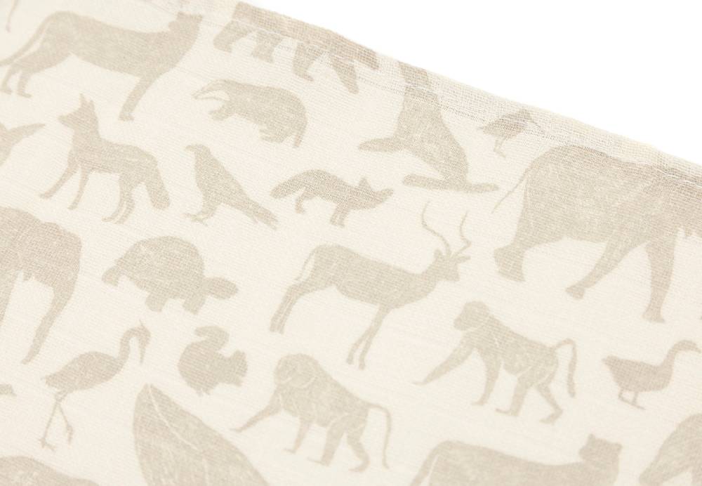 Jollein Spucktuch Hydrophill 70x70cm Animals Nougat (3pack) Vatertagsangebot