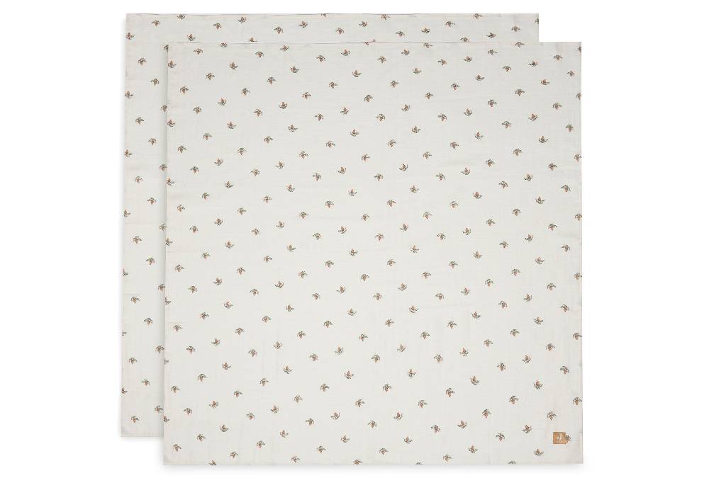 Jollein Mullwindeln Hydrophil 115x115cm Rosehip (2-pack)