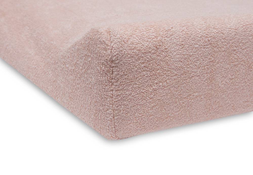 Jollein Wickelauflagenbezug Frottee 50x70cm Pale Pink/Rosewood (2p) Tiefpreis