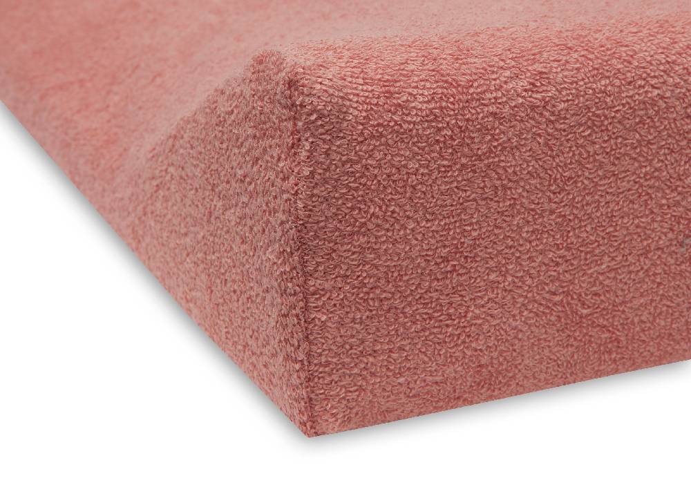 Jollein Wickelauflagenbezug Frottee 50x70cm Pale Pink/Rosewood (2p) Tiefpreis