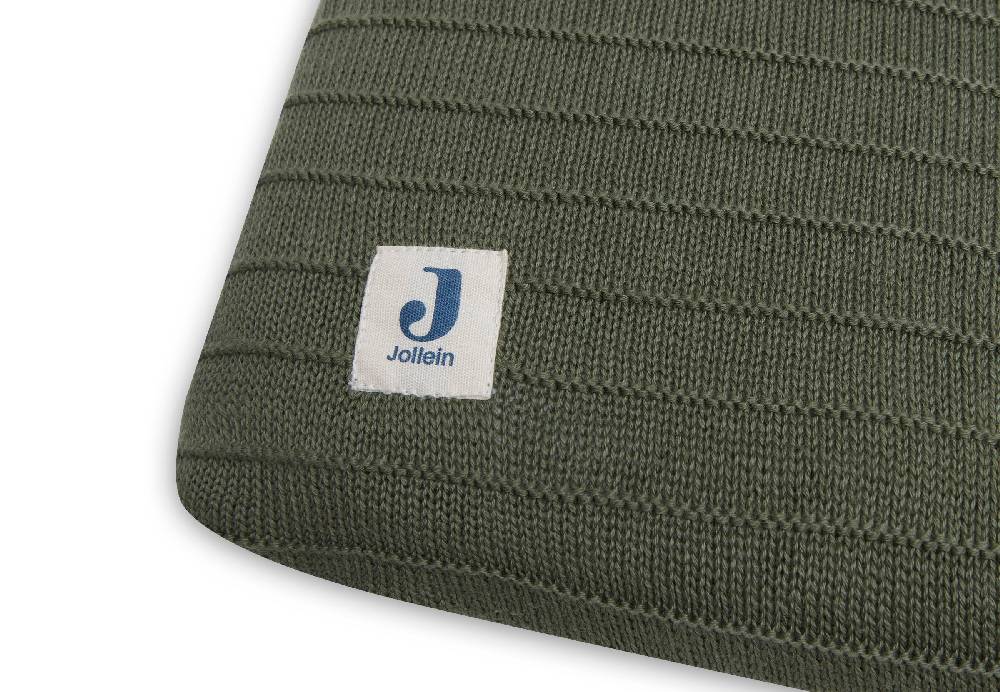 Jollein Wickelauflagenbezug 75x85cm Pure Knit Leaf Green GOTS Neueste Stile