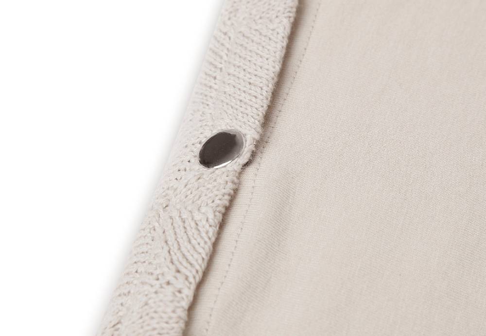 Jollein Wickelauflagenbezug 50x70cm Shell Knit Nougat GOTS Bis zu 60% Rabatt