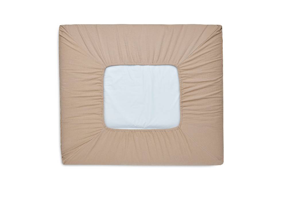 Jollein Wickelauflagenbezug 75x85cm Pure Knit Biscuit GOTS Bis zu 65% Rabatt