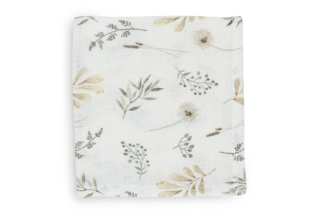 Jollein Spucktücher Hydrophil Wild Flowers (3pack) Vierteljährliche Förderung