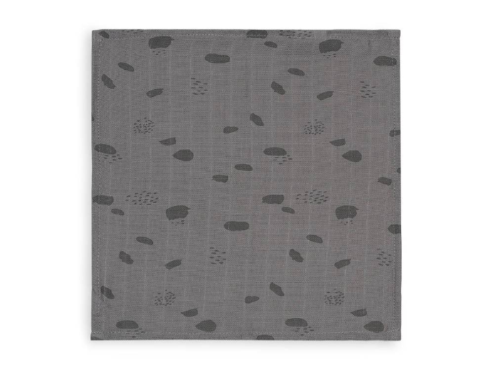 Jollein Spucktücher Hydrophil Spot Storm Grey (3pack) Speichern exportieren