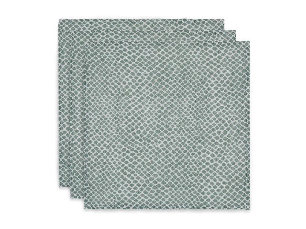 Jollein Spucktücher Hydrophil Snake Ash Green (3pack)