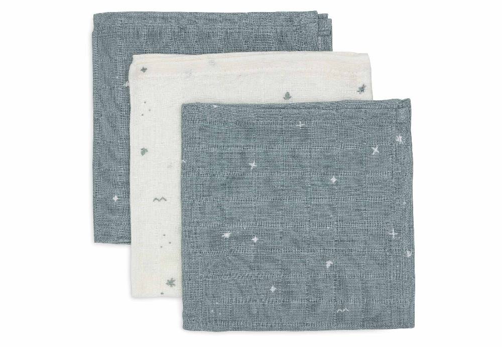 Jollein Spucktücher Hydrophil 31x31cm Twinkling - Sea Green Online