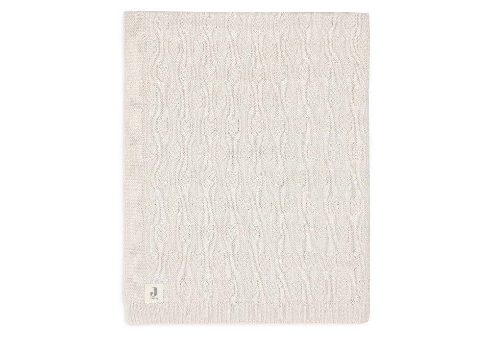 Jollein Decke Wiege 75x100cm Grain Knit Oatmeal