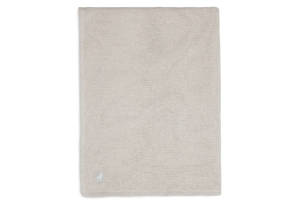 Jollein Decke Wiege 75x100cm Basic Knit Nougat/Fleece