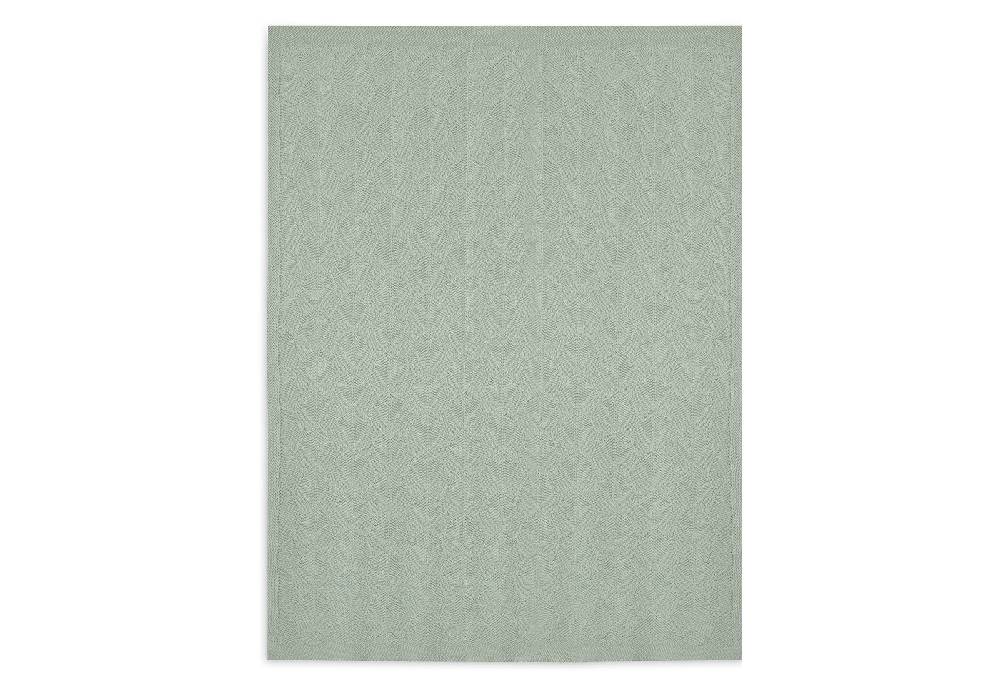 Jollein Decke Wiege 75x100cm Shell Knit Sea Foam GOTS Blitzverkäufe