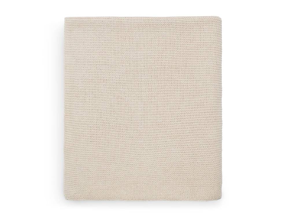 Jollein Decke Kinderbett 100x150cm Basic Knit Nougat