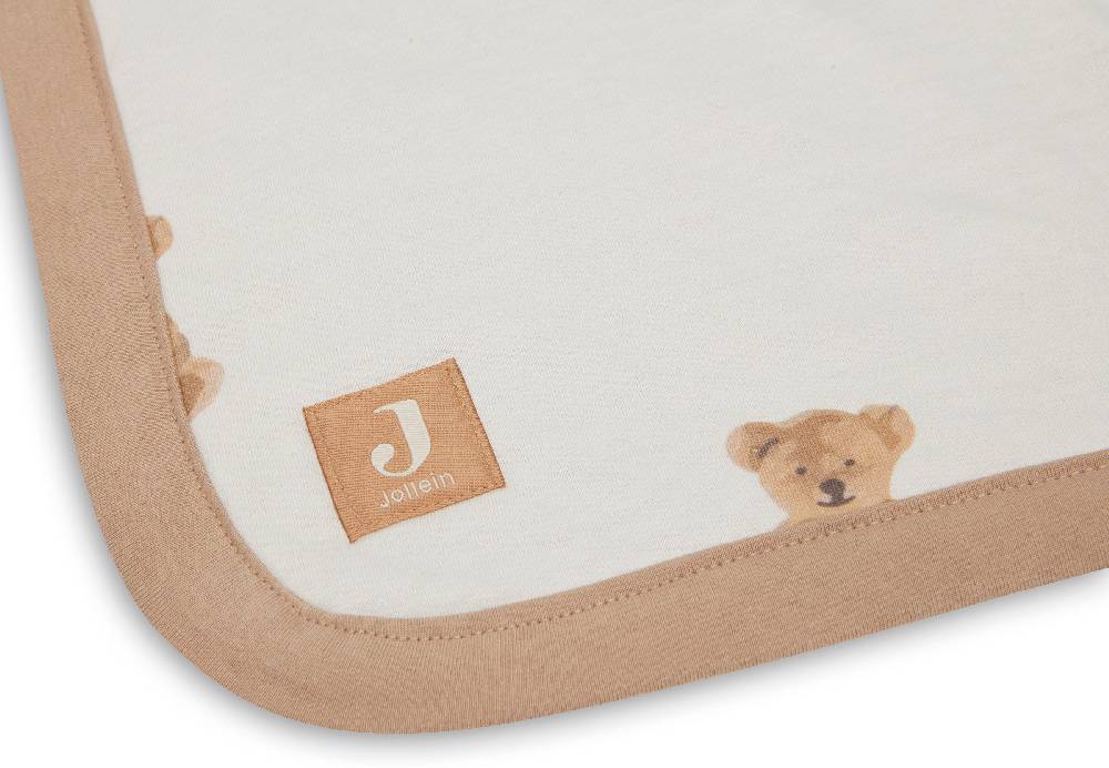 Jollein Decke Kinderbett Jersey 100x150cm Teddy Bear Sonderangebot
