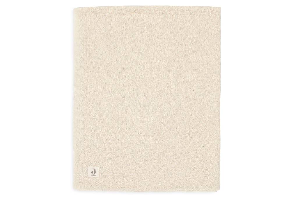 Jollein Decke Kinderbett 100x150cm Weave Knit Merino wool Oatmeal