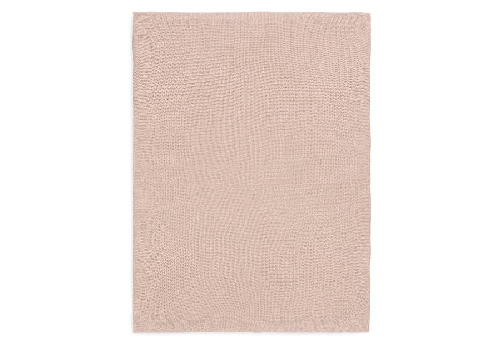Jollein Decke Wiege 75x100cm Basic Knit Wild Rose Begrenztes Angebot