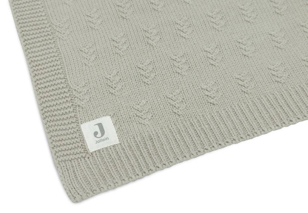 Jollein Decke Wiege 75x100cm Grain Knit Olive Green Online Shopping