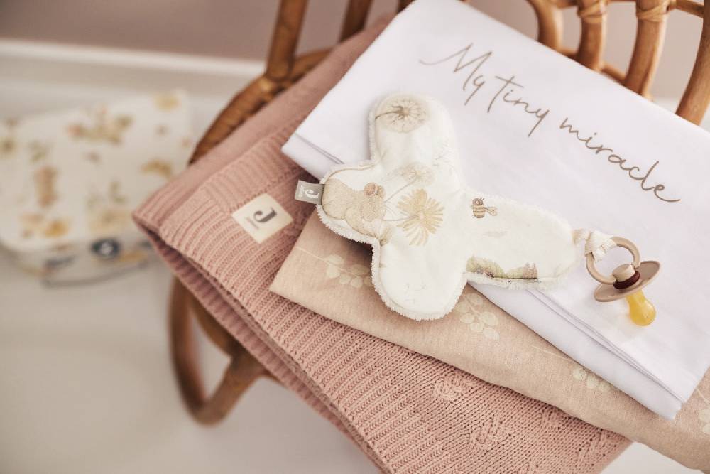 Jollein Bettlaken Wiege 75x100cm My Tiny Miracle Funghi Jubiläumsangebot