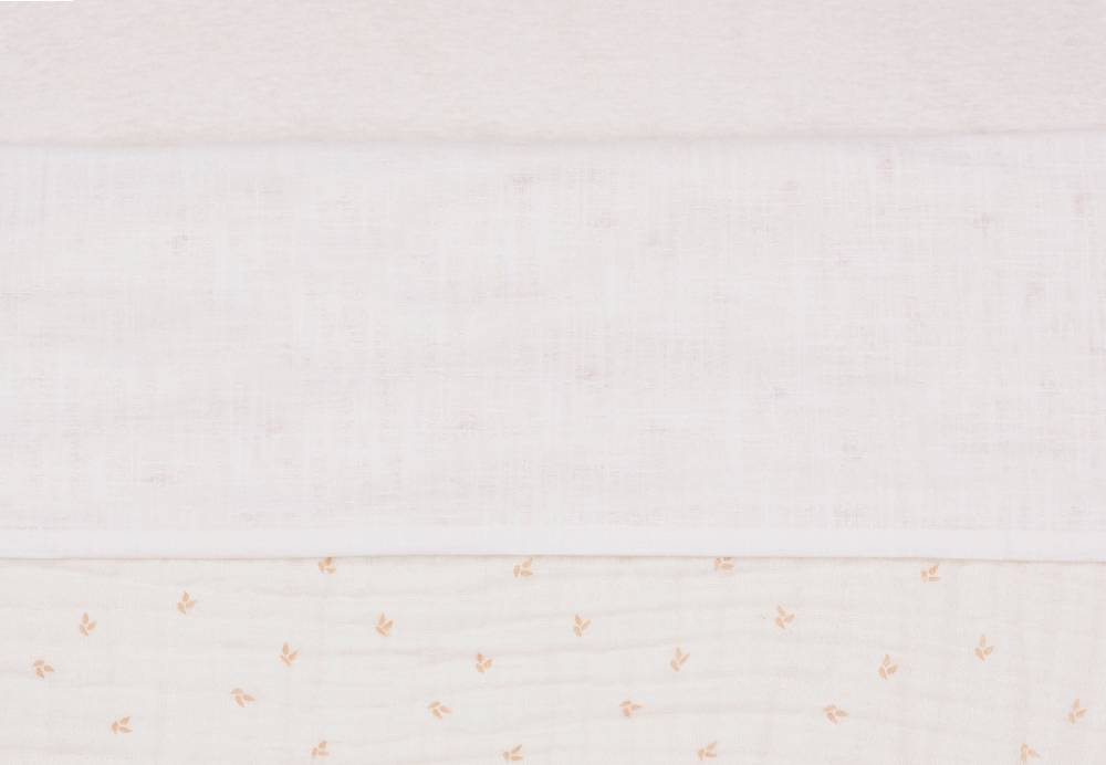 Jollein Bettlaken Wiege 75x100cm Slub Ivory Online Outlet