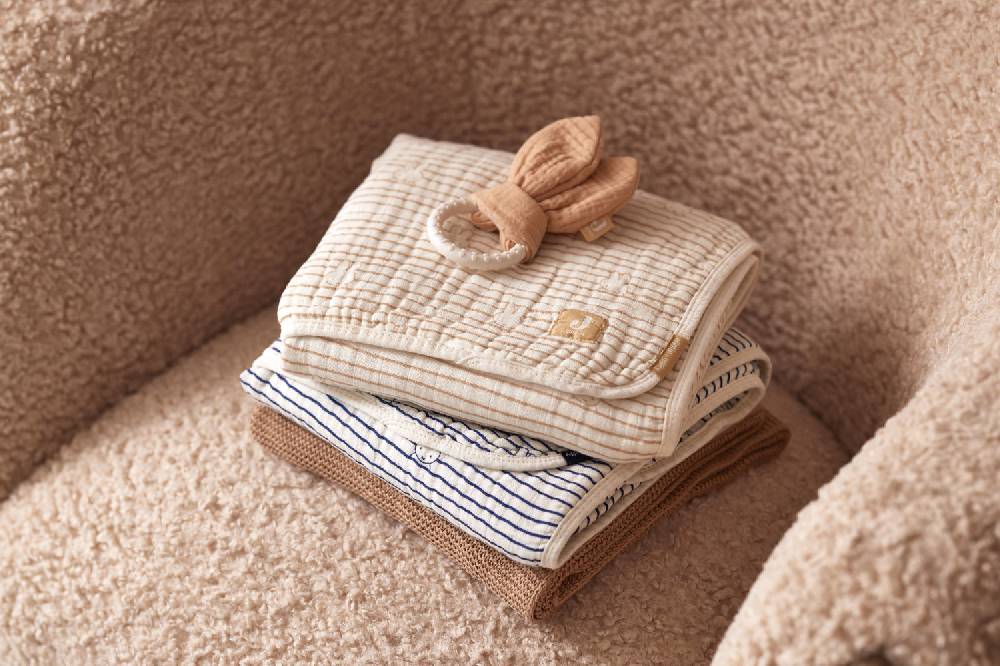 Jollein Bettlaken Wiege 75x100cm Slub Ivory Online Outlet