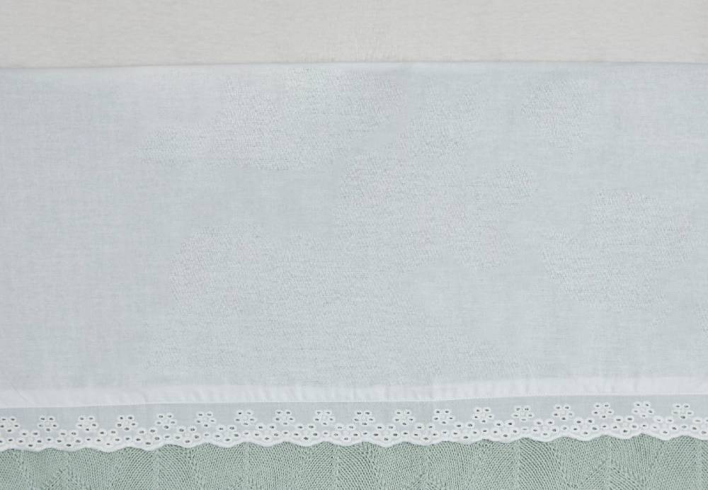Jollein Bettlaken Wiege 75x100cm Lace Ivory Blitzangebot