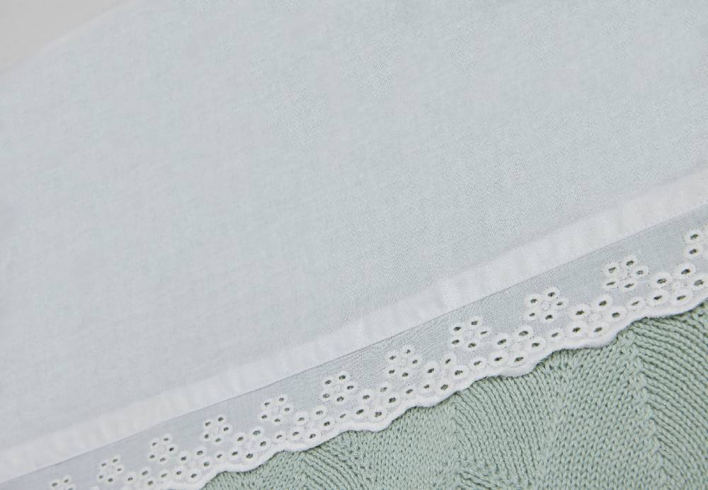 Jollein Bettlaken Wiege 75x100cm Lace Ivory Blitzangebot