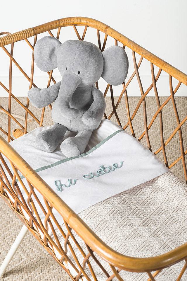 Jollein Bettlaken Wiege 75x100cm Hi cutie Ash Green Neuheiten
