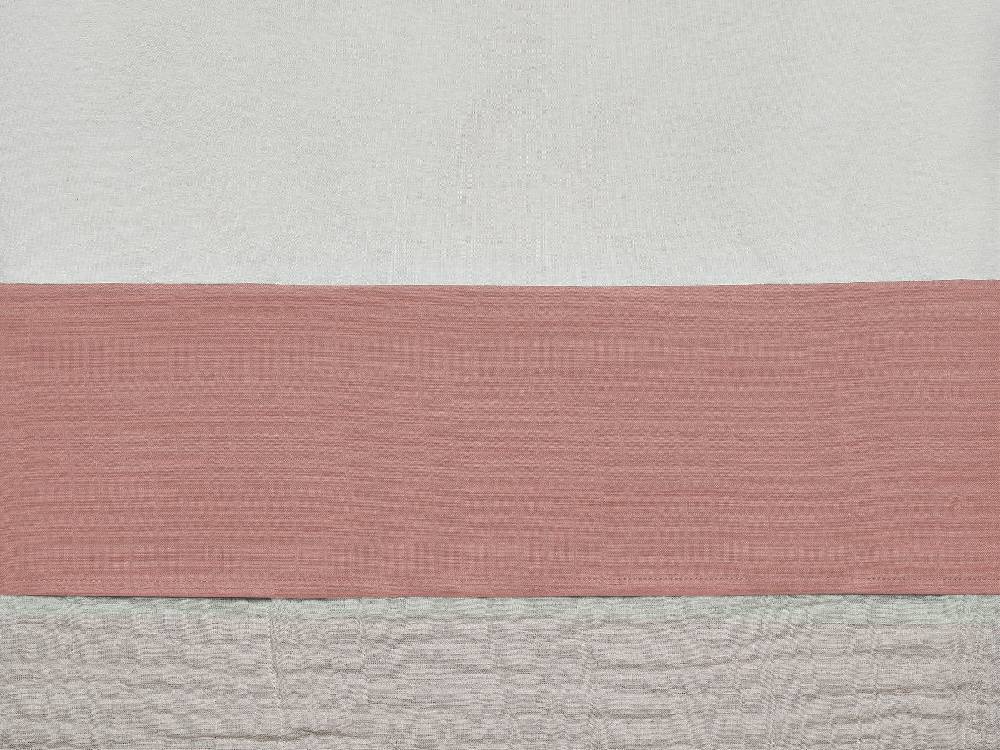 Jollein Bettlaken Wiege 75x100cm Wrinkled Cotton Rosewood