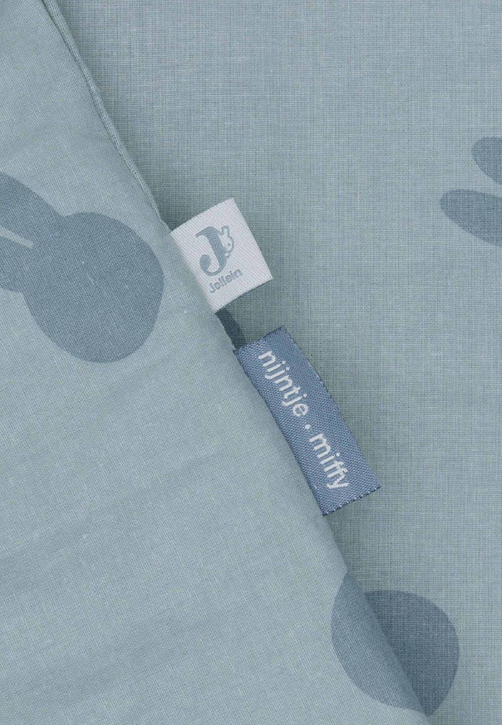 Jollein Bettwäsche 100x140cm Miffy Shadow - Sea Green Kostenlose Rückgabe