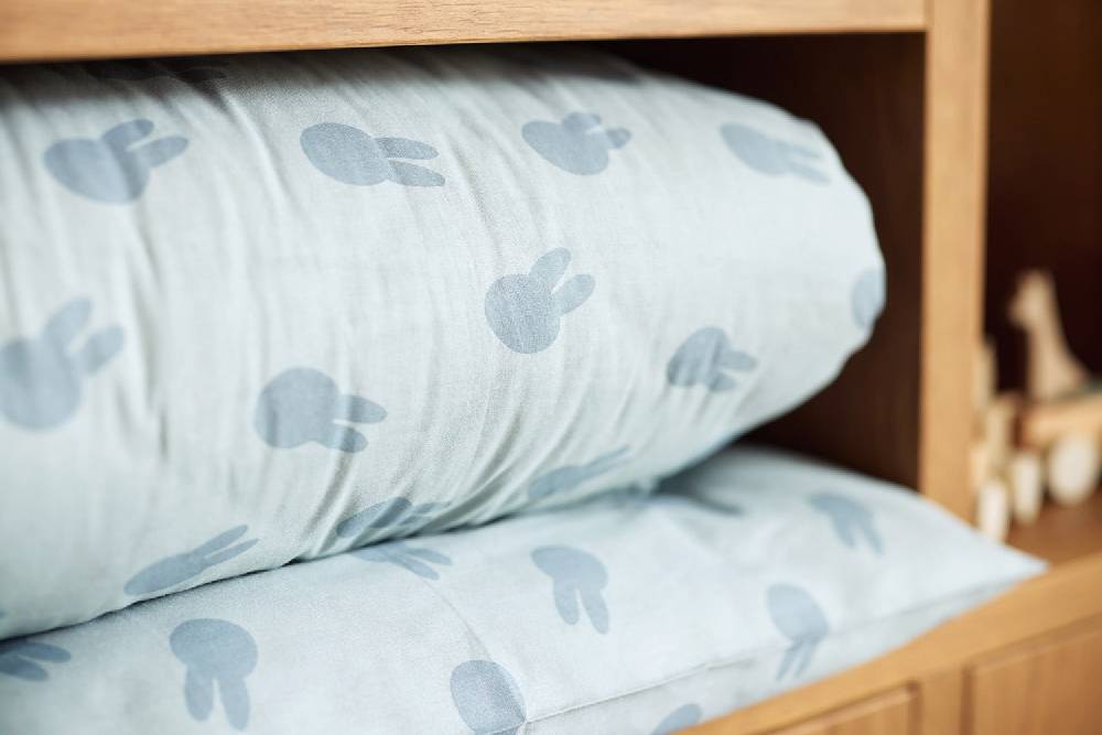 Jollein Bettwäsche 100x140cm Miffy Shadow - Sea Green Kostenlose Rückgabe