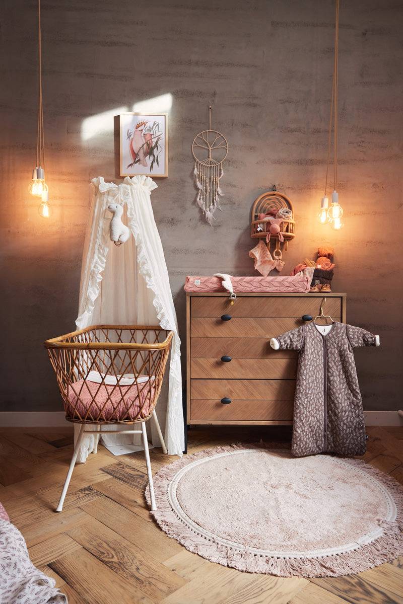 Jollein Betthimmel Vintage 155cm Ruffle Ivory Nur noch ein Tag übrig