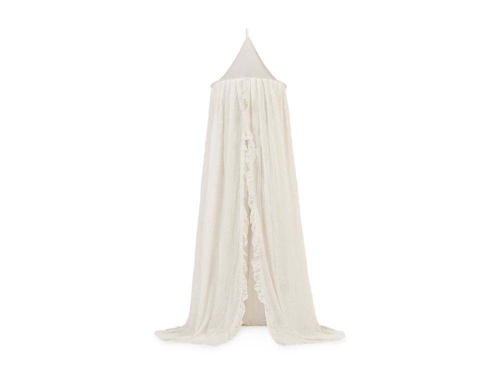 Jollein Baldachin Betthimmel Vintage 245cm Ruffle Ivory